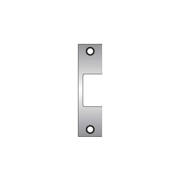 J Faceplate for 1006 Strike Bright Brass Finish